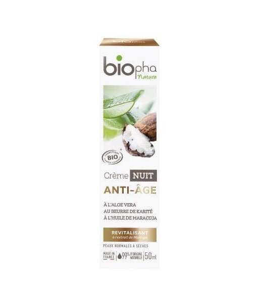 BIOpha Przeciwzmarszczkowy krem na noc 50ml