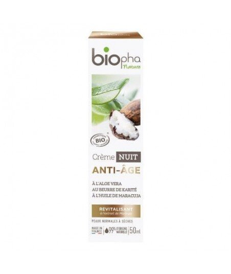 BIOpha Przeciwzmarszczkowy krem na noc 50ml