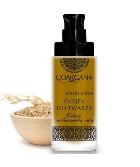GOARGAN+ Głęboko nawilżający olejek do twarzy ARGAN i KIEŁKI OWSA 30ml