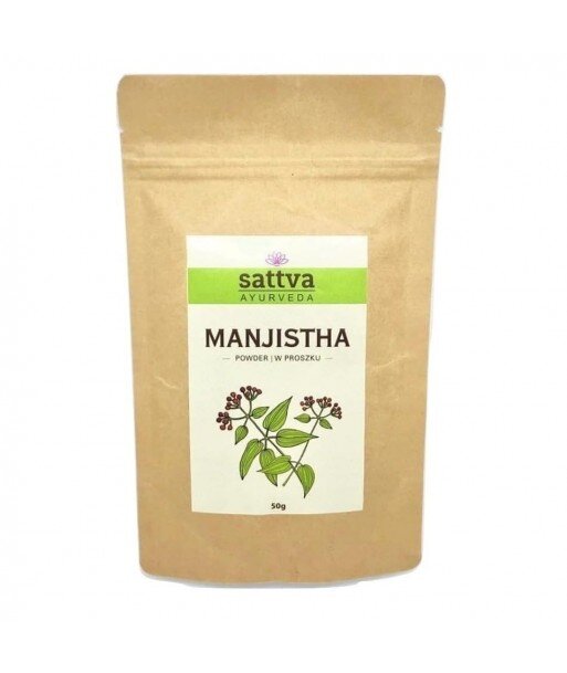 SATTVA AYURVEDA Manjista Proszek do włosów i twarzy 50g SATTVA AYURVEDA Manjista Proszek do włosów i twarzy 50g