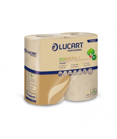 LUCART ECONATURAL Papier Toaletowy z recyklingu 4szt