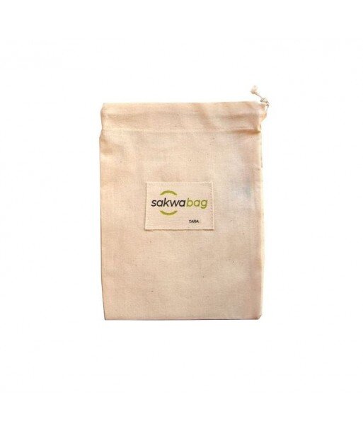 SAKWABAG Ekologiczny wielorazowy woreczek na pieczywo 100% bawełna organiczna 30x40cm