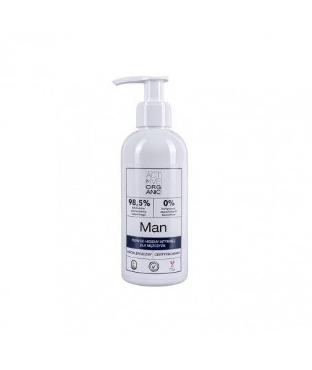 ACTIVE ORGANIC Płyn do higieny intymnej dla mężczyzn MAN 200 ml ACTIVE ORGANIC Płyn do higieny intymnej dla mężczyzn MAN 200 ml