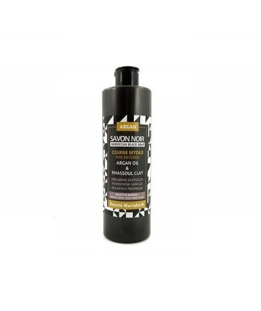 BEAUTE MARRAKECH Żel pod prysznic Savon Noir ARGANOWY z dodatkiem glinki RHASSOUL 400 ml