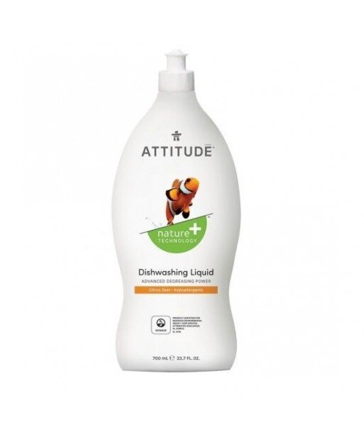 ATTITUDE Płyn do mycia naczyń SKÓRKA CYTRYNOWA 700ml
