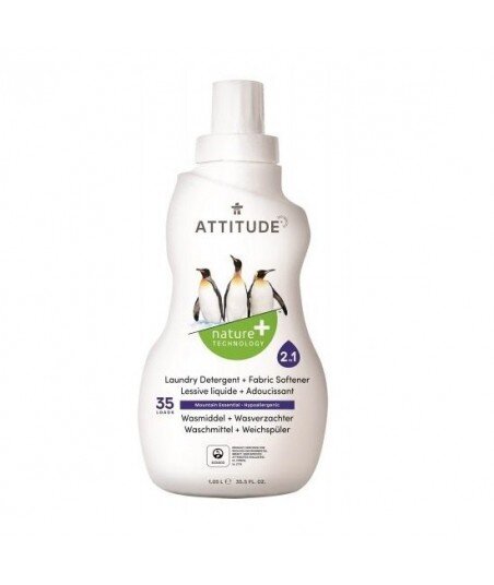 ATTITUDE Płyn do prania i płukania 2 w 1 Górska Świeżość 35 prań 1040 ml