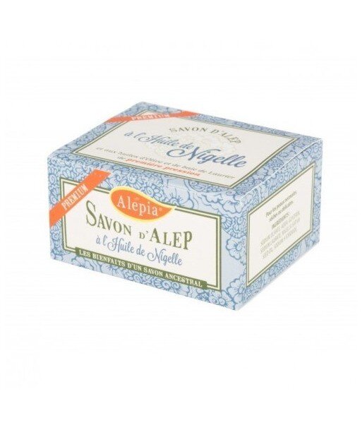 ALEPIA Mydło d'Aleppo Premium z Czarnuszką Nigellą 125 g
