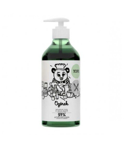 YOPE Naturalny płyn do mycia naczyń OGÓREK 750 ml YOPE Naturalny płyn do mycia naczyń OGÓREK 750 ml