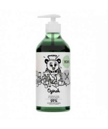 YOPE Naturalny płyn do mycia naczyń OGÓREK 750 ml YOPE Naturalny płyn do mycia naczyń OGÓREK 750 ml