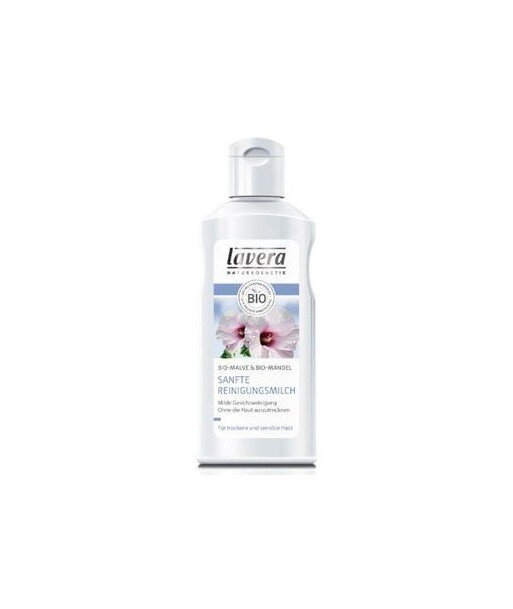 LAVERA Łagodne mleczko do twarzy z bio-malwą i bio-migdałów 125ml