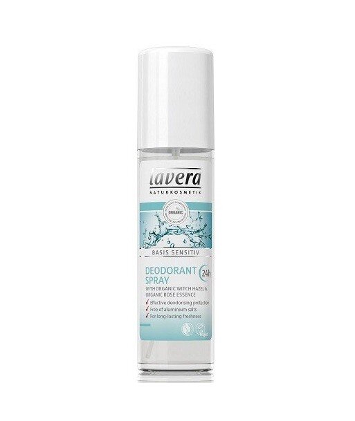 LAVERA Dezodorant w sprayu z bio-oczarem i bio-różą 75ml