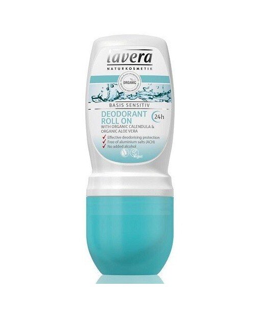 LAVERA Łagodny dezodorant roll-on z wyciągiem z bio-aloesu i bio-nagietka 50ml