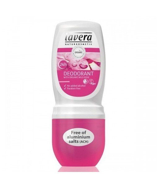 LAVERA Dezodorant roll-on ROSE GARDEN z wyciągiem z bio-dzikiej róży 50ml