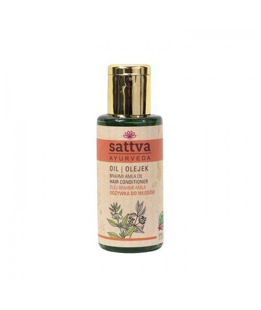 SATTVA AYURVEDA Olejek ziołowy przyspieszający wzrost włosów Brahmi Amla 100ml