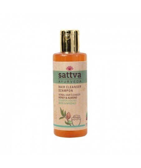 SATTVA AYURVEDA Szampon do każdego rodzaju włosów Miód i Migdał 210ml