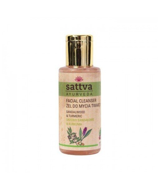SATTVA AYURVEDA Żel do mycia twarzy Drzewo sandałowe i Kurkuma 100ml SATTVA AYURVEDA Żel do mycia twarzy Drzewo sandałowe i Kurkuma 100ml