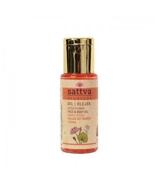 SATTVA AYURVEDA Olejek do twarzy i ciała Kwiat lotosu 50ml