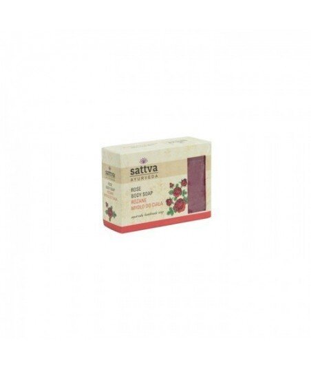 SATTVA AYURVEDA Mydło glicerynowe Róża 125g