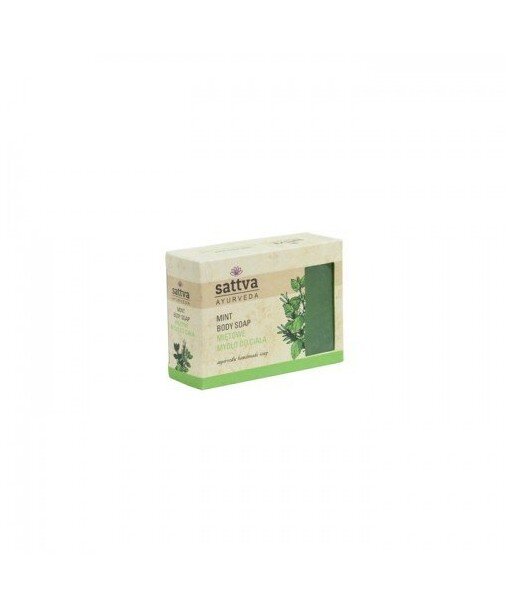 SATTVA AYURVEDA Mydło glicerynowe Mięta 125g SATTVA AYURVEDA Mydło glicerynowe Mięta 125g