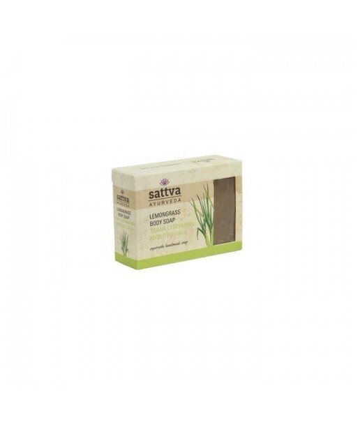 SATTVA AYURVEDA Mydło glicerynowe Trawa cytrynowa 125g SATTVA AYURVEDA Mydło glicerynowe Trawa cytrynowa 125g