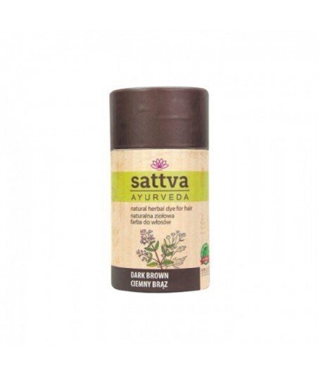 SATTVA AYURVEDA HENNA CIEMNY BRĄZ 150G