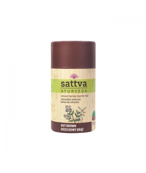 SATTVA AYURVEDA HENNA ORZECHOWY BRĄZ 150G