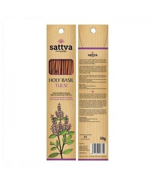 SATTVA AYURVEDA Kadzidełka INCENSE TULSI 30G