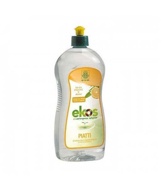 EKOS Płyn do ręcznego mycia naczyń z Olejkiem Pomarańczowym 750ml EKOS Płyn do ręcznego mycia naczyń z Olejkiem Pomarańczowym 750ml