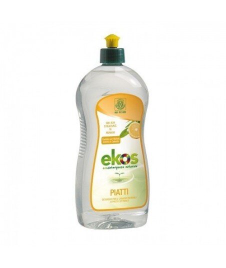 EKOS Płyn do ręcznego mycia naczyń z Olejkiem Pomarańczowym 750ml EKOS Płyn do ręcznego mycia naczyń z Olejkiem Pomarańczowym 750ml