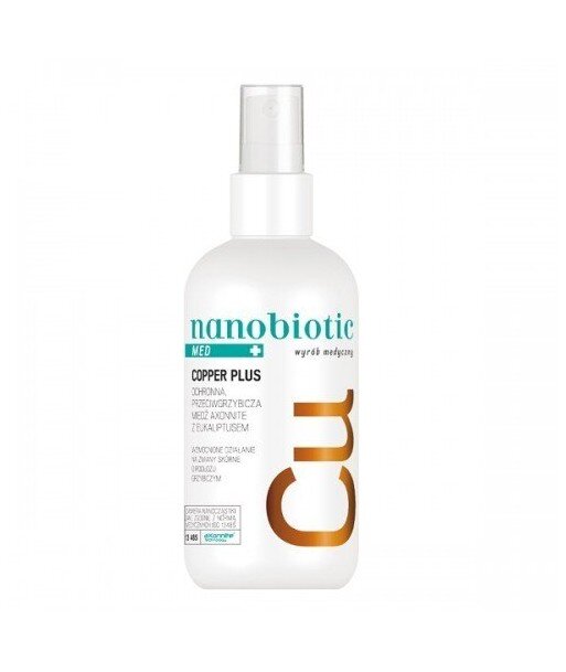 NANOBIOTIC Cooper Plus MED przeciwgrzybicza MIEDŹ - wyrób medyczny 150ml