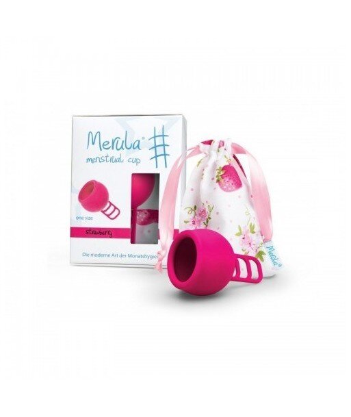 Merula Cup Strawberry - UNIWERSALNY kubeczek menstruacyjny
