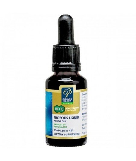MANUKA HEALTH Krople z Propolisem BIO 30™ (bez alkoholu) 25 ml MANUKA HEALTH Krople z Propolisem BIO 30™ (bez alkoholu) 25 ml
