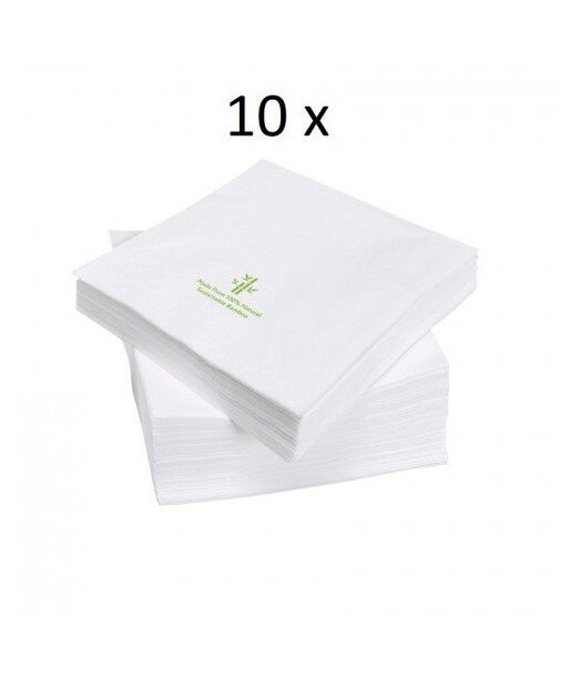THE CHEEKY PANDA 100% Bambusowe Serwetki koktajlowe 1000 szt.
