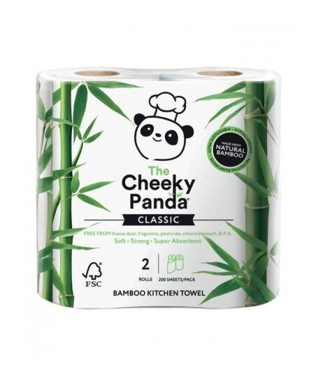 THE CHEEKY PANDA 100% Bambusowe Ręczniki kuchenne 2szt THE CHEEKY PANDA 100% Bambusowe Ręczniki kuchenne 2szt