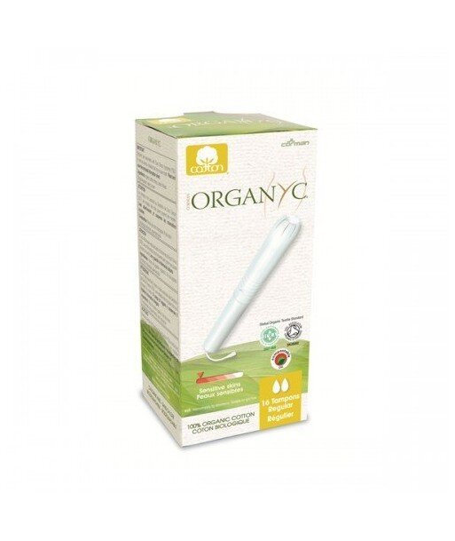 ORGANYC Tampony z aplikatorem REGULAR 16szt.
