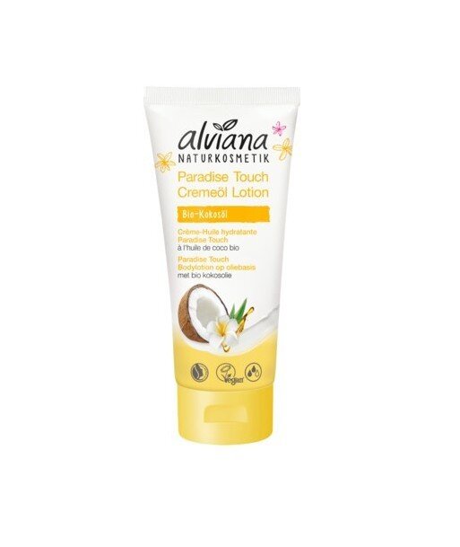 ALVIANA Balsam do ciała Paradise Touch z Bio olejkiem kokosowym i ekstraktem kwiatów Plumerii 200ml