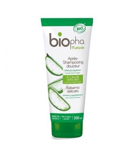 BIOpha Odżywka do wszystkich rodzajów włosów z ekstraktem ze słodkich migdałów i z olejkiem arganowym 200ml BIOpha Odżywka do wszystkich rodzajów włosów z ekstraktem ze słodkich migdałów i z olejkiem arganowym 200ml