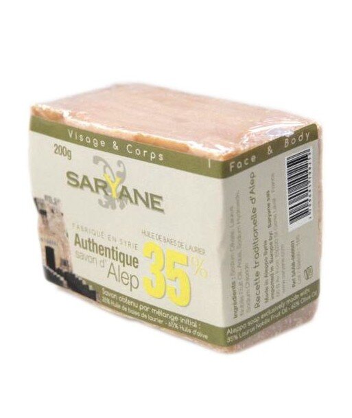 SARYANE Mydło z Aleppo 35% oleju laurowego 200 g
