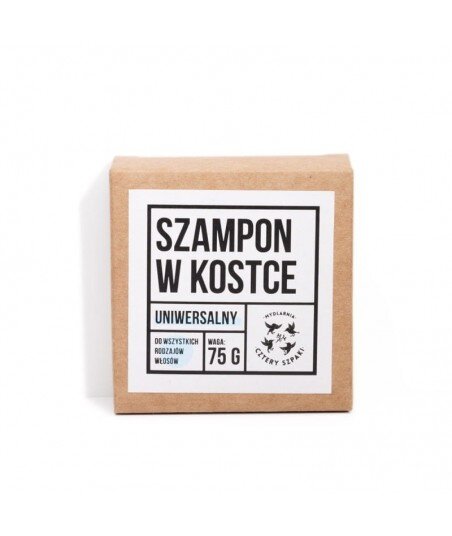 CZTERY SZPAKI Szampon do włosów w kostce 75g