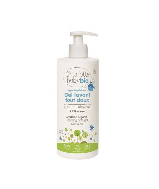 Charlotte baby BIO Hipoalergiczny żel do mycia włosów i ciała aloes 500ml