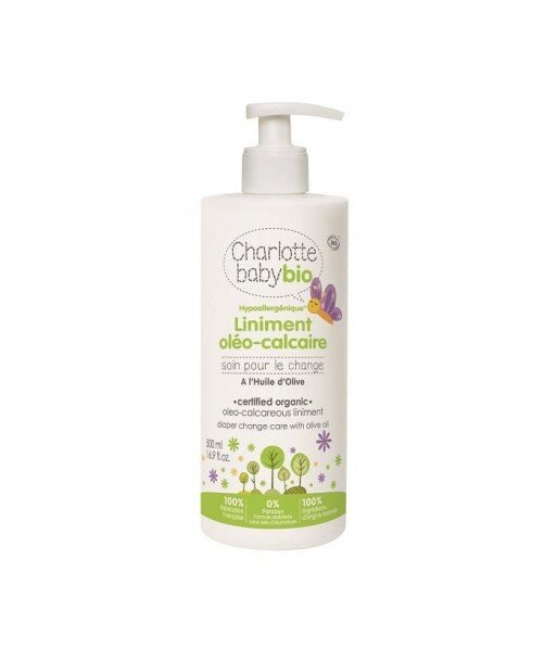 Charlotte baby BIO Hipoalergiczny płyn do pielęgnacji pieluszkowej oliwa z oliwek 500ml