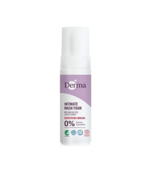Derma Eco Woman Pianka do higieny intymnej certyfikowana ECOCERT COSMOS ORGANIC bez barwników bez zapachu 150ml