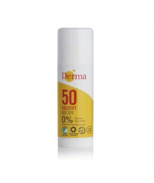 Derma Sun Sztyft słoneczny SPF 50 hipoalergiczny certyfikowany 15ml