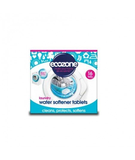 ECOZONE TABLETKI ZMIĘKCZAJĄCE WODĘ CZYSZCZĄ CHRONIĄ ZMIĘKCZAJĄ 16 SZT.