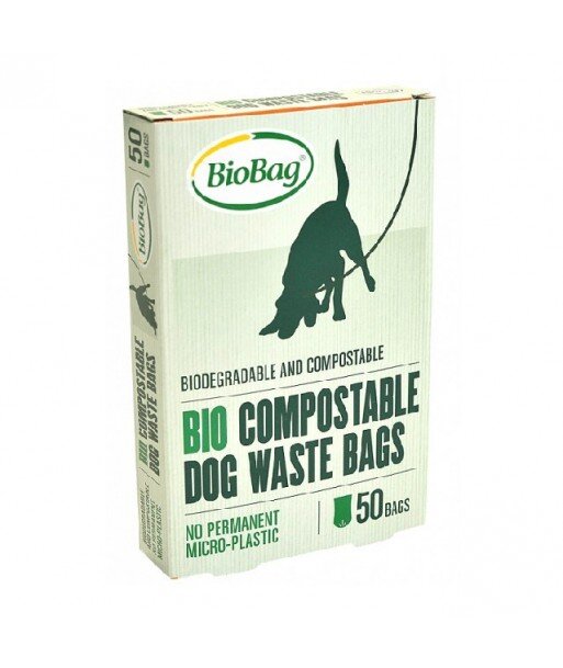 BIOBAG Worki BIOBAG DOG 100% biodegradowalne i kompostowalne, 20x32cm, 50 sztuk w kartoniku