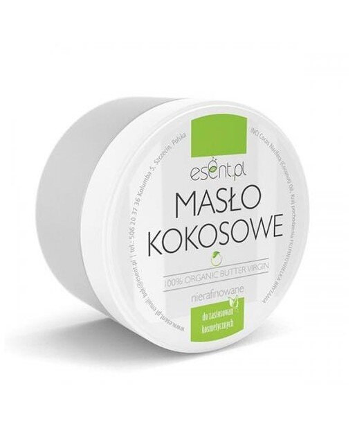 ESENT Masło KOKOSOWE nierafinowane Virgin Organic 200ml