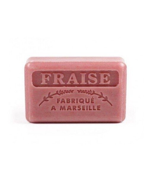 FOUFOUR Mydło marsylskie TRUSKAWKA masło shea 125g