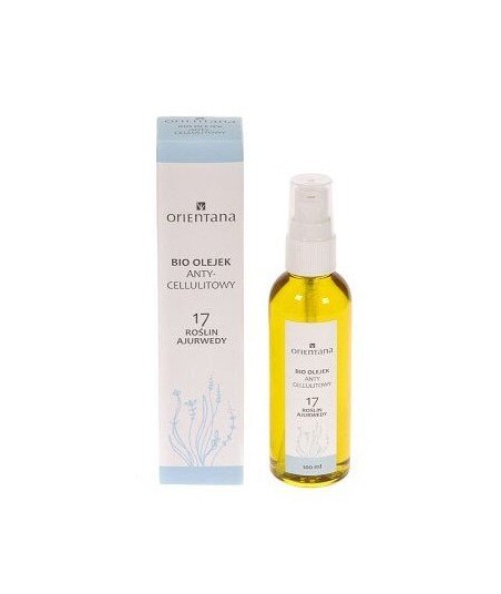 ORIENTANA BIO Olejek Antycellulitowy 17 roślin AJURWEDY 100ml ORIENTANA BIO Olejek Antycellulitowy 17 roślin AJURWEDY 100ml