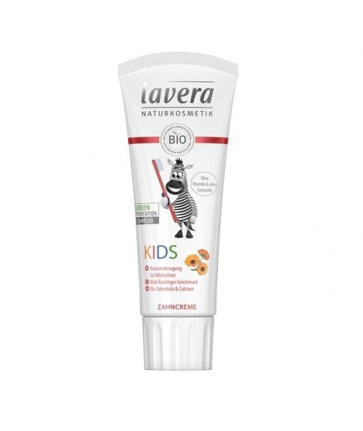 LAVERA Ekologiczna pasta do zębów dla dzieci bez fluoru NAGIETEK i WAPŃ 75ml