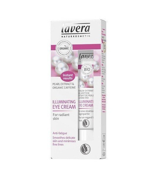 LAVERA Błyskawicznie rozjaśniający krem pod oczy bio-perła i bio-kofeiną 15ml